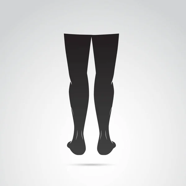 Legs Vector Icon White Background — 스톡 벡터