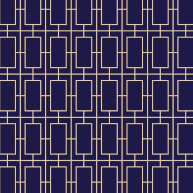 Retro, vintage art deco vector pattern.