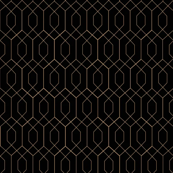 Retro Vintage Art Deco Vector Pattern — 스톡 벡터