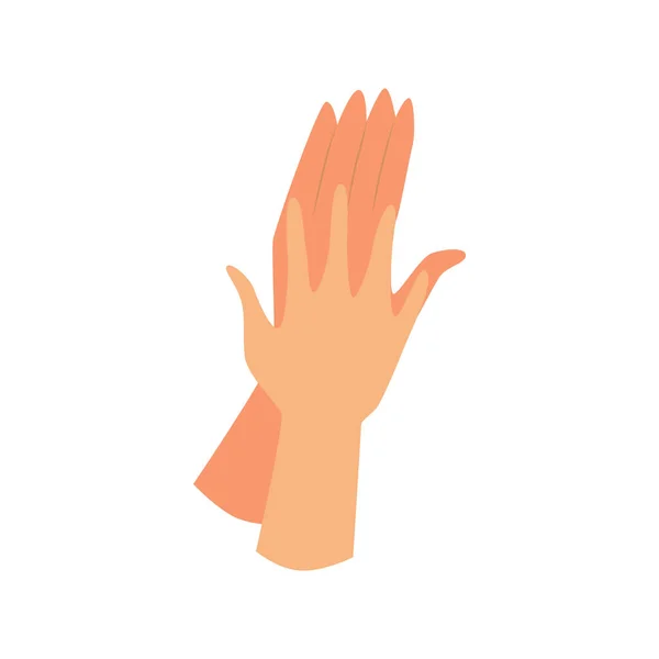Hände Waschen Vektor Symbol Auf Weißem Hintergrund — Stockvektor