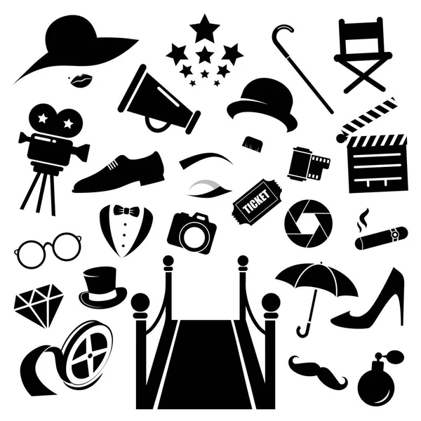 Hollywood Set Illustration Vectorielle Simple — Image vectorielle