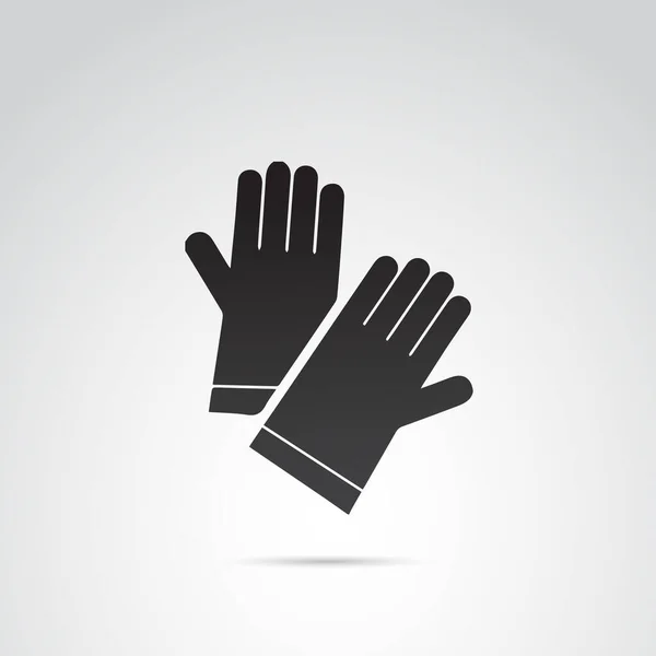 手袋のアイコン消防コンセプトベクトルイラスト — ストックベクタ