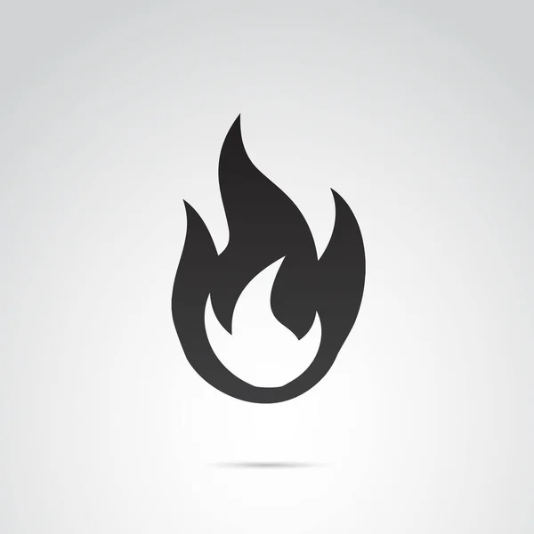 Feuer Ikone Feuerwehrkonzept Einfache Vektorillustration — Stockvektor