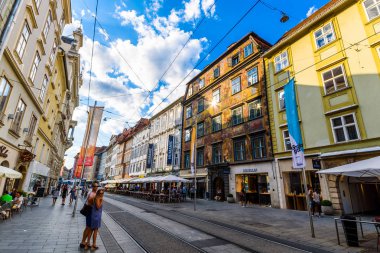 Boyalı ev Gemalte haus Graz şehri Herrengasse