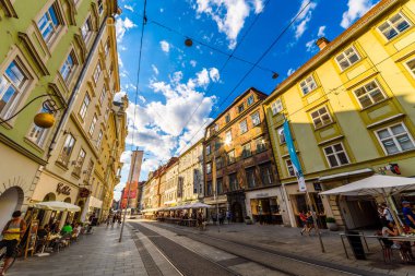 Boyalı ev Gemalte haus Graz şehri Herrengasse