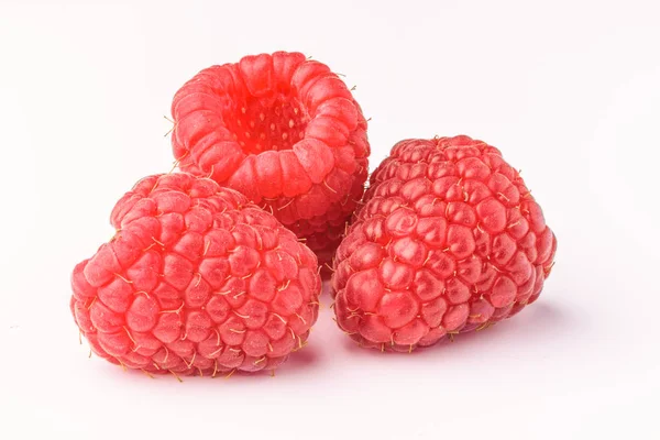 Drei Himbeeren — Stockfoto