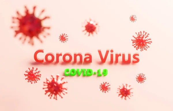 Model strain virus abstrak dari MERS-Cov atau sindrom pernapasan Timur Tengah coronavirus dan Novel coronavirus 2019-nCoV dengan teks pada latar belakang putih . — Stok Foto