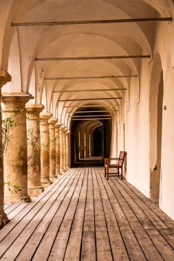 Leibnitz 'deki Seggau Kalesi. Styria, Avusturya 'da ünlü bir otel. Turistik bölge.
