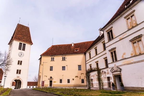 Hrad Seggau Leibnitzu Slavný Hotel Návštěvě Štýrsku Rakousko Turistické Místo — Stock fotografie