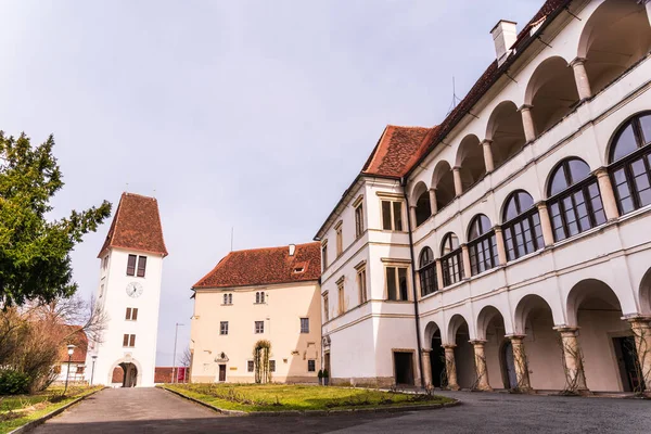 Castillo Seggau Leibnitz Famoso Hotel Para Visitar Estiria Austria Punto —  Fotos de Stock