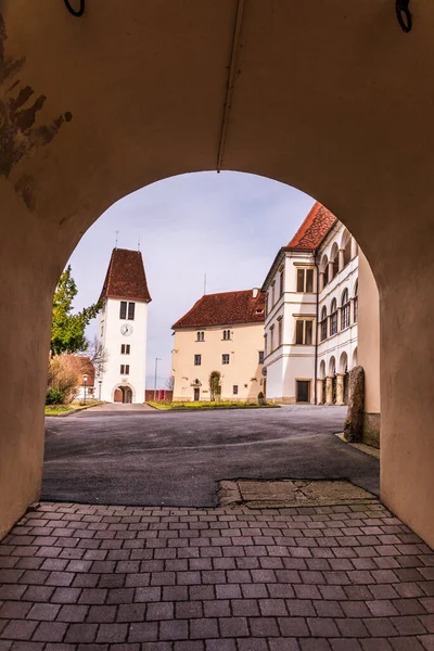 Замок Сеггау Лейбнице Известный Отель Посещения Штирии Австрия Туристическое Место — стоковое фото