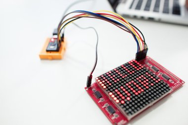 Kelime Merhaba Dünya LED matris ekran