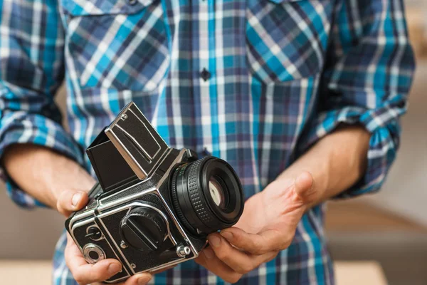 Professionele medium formaat film fotocamera — Stockfoto
