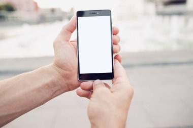 Videocall boş ekran smartphone tatlı yapma