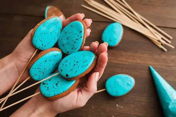 Handgemachte Süßigkeiten und Desserts. Kochkunst. — Stockfoto