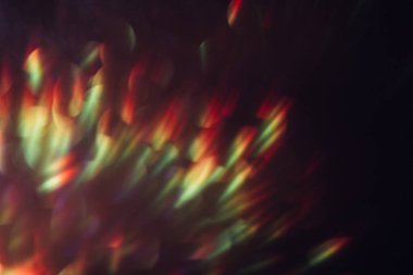 Soyut bulanık Parlatıcı arka plan, renkli alev