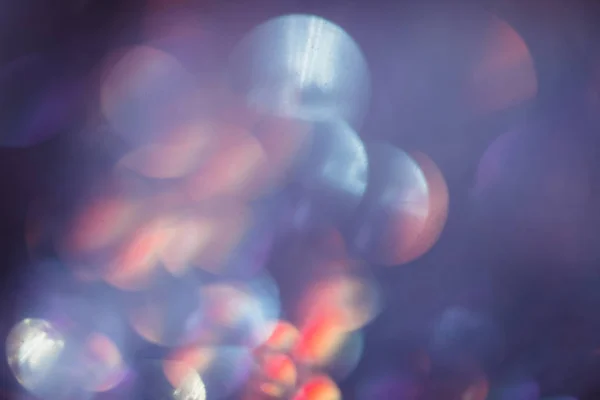 Abstract blurred glittering shine, blue and red — Stock Photo, Image