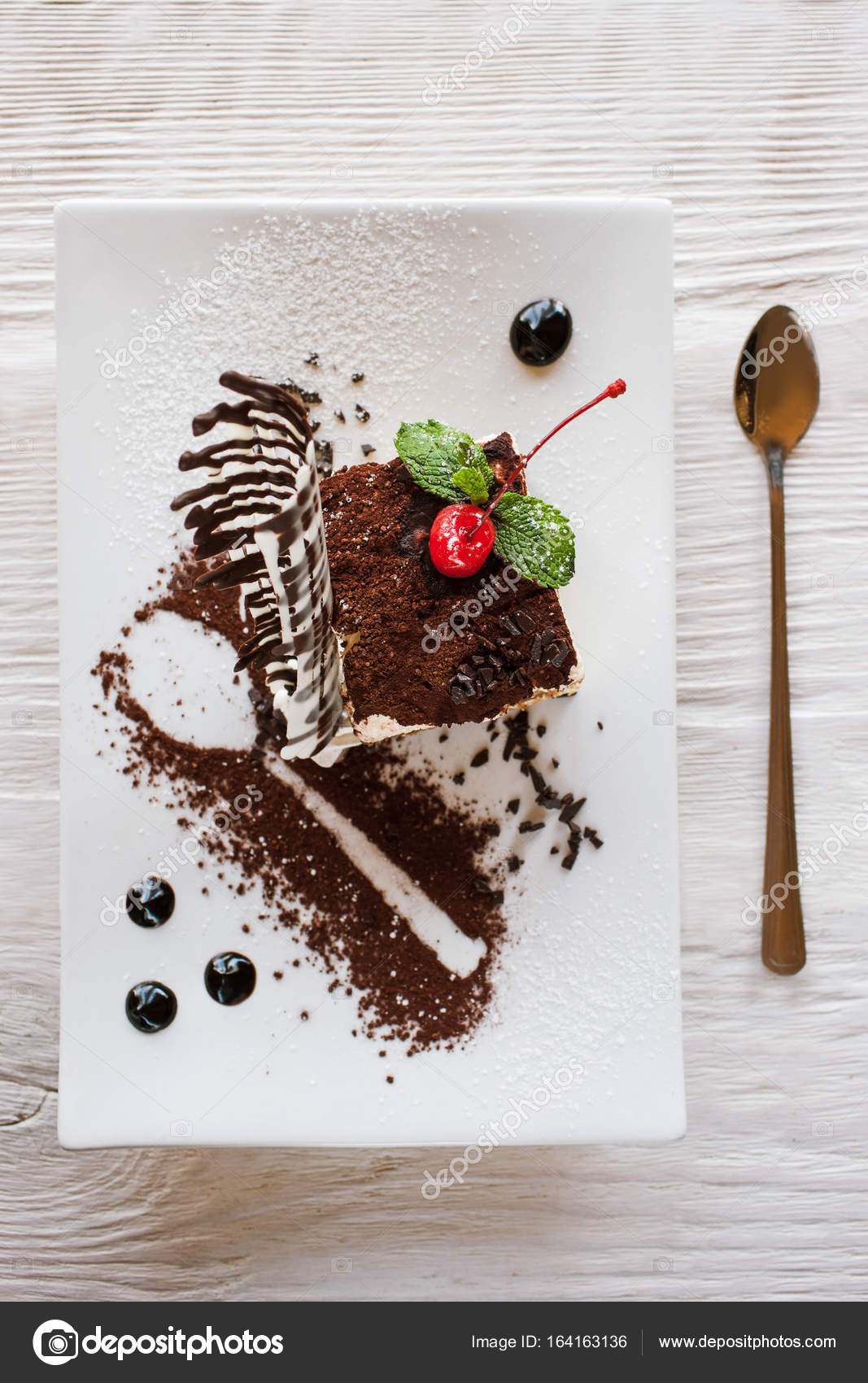 Tiramisu On White Square Cut Plate Stock Photo Image By C Golubovy Tiramisu On White Square Cut Plate Stock Photo Image By C Golubovy