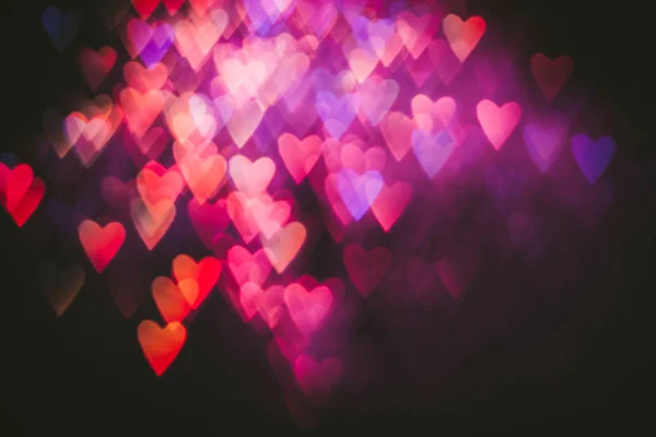 Absztrakt background színes szívek mozgásban — Stock Fotó