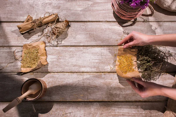 Tıbbi çay infüzyon hazırlama süreci