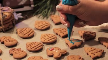 Noel ekmek sürecinin dekorasyon