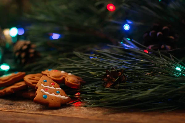 Festive background of Christmas decoration — Stock Photo, Image