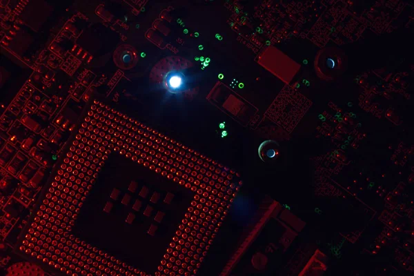 Elektroniker für Computer-CPU-Technologie — Stockfoto