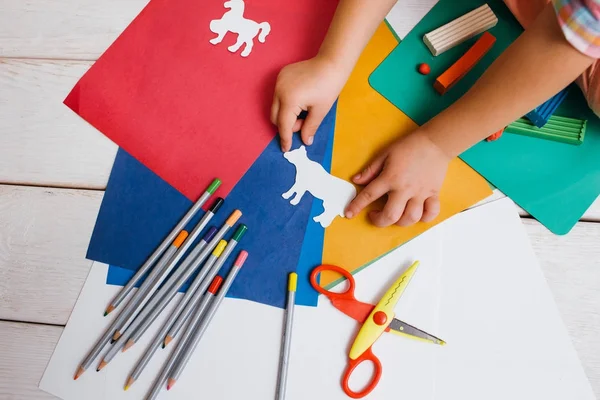 Arte infantil. Educación infantil temprana —  Fotos de Stock