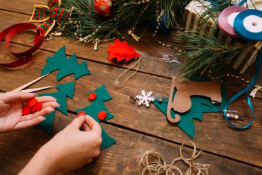 Tatil hazırlık. Noel ve yeni yıl