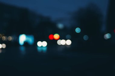 Bokeh yitirmesi kentsel renkler kavramı