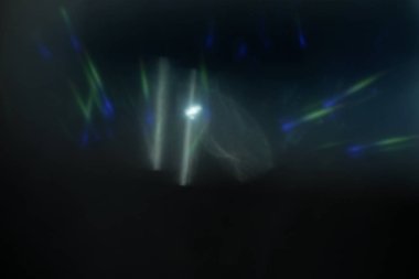 Gerçek Lens flare ışığı efekti. Ray sızıntısı