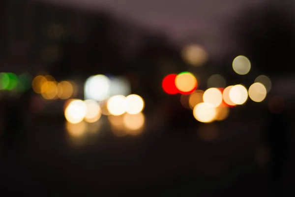 Bokeh blurring urban colours concept. — Stock Photo, Image