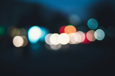 Bokeh yitirmesi kentsel renkler kavramı.
