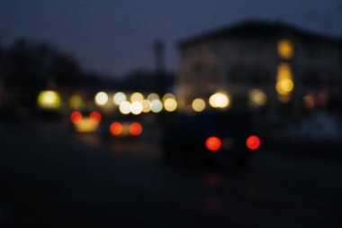 Bokeh yitirmesi kentsel renkler kavramı.
