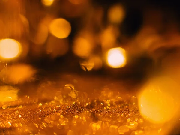 Feestelijke abstracte gouden achtergrond kerstvakantie — Stockfoto