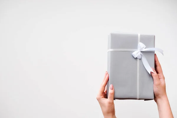 Gift box birthday present reward background — Stock Photo, Image