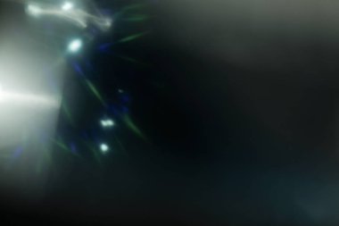 Gerçek Lens flare ışığı efekti. Ray sızıntısı