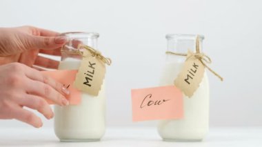 soya sütü inek doğal yerine iki şişe