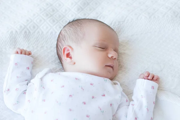 Adorable sleeping newborn child — Stock Photo, Image