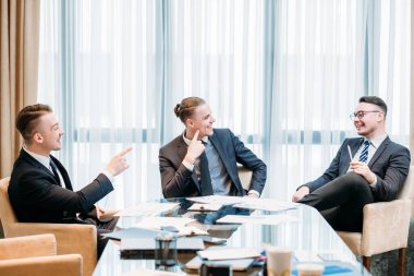 Dostu iş iletişim ofis toplantı