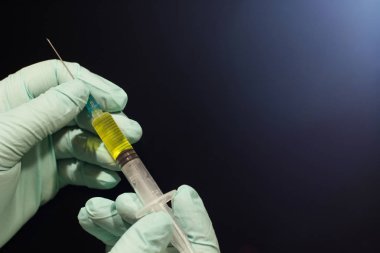 Tıp enjeksiyon klinik laboratuvar şırınga