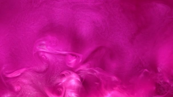 Průtok páry překryv purpurovou třpytkou pohyb kouře — Stock video