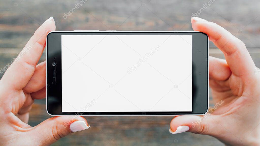 information technology smartphone white screen