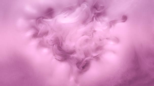 Steam effect animation mauve fume cloud motion — ストック動画