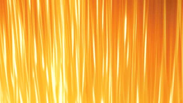 Narancs fényes háttér elmosódott sárga gerendák mozgás — Stock videók