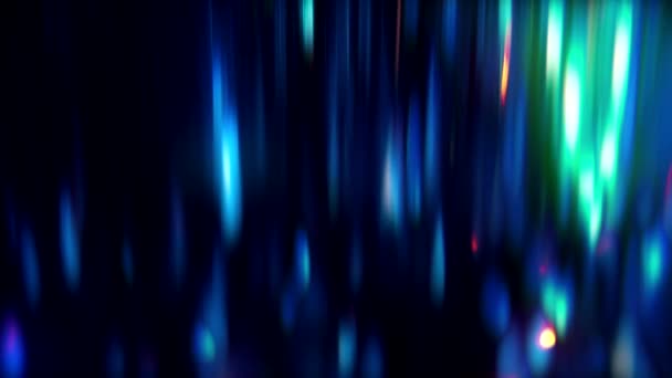 Blur sparks background glowing flecks blue lights — Stock Video