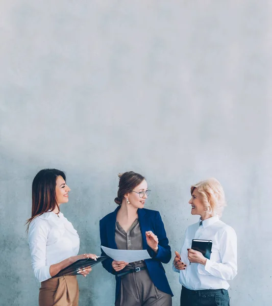 Reunión corporativa femenina proyecto de colegas — Foto de Stock