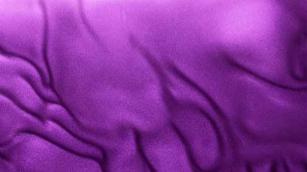 Brillo tinta textura fondo púrpura fluido movimiento — Vídeo de stock
