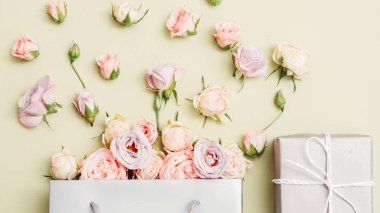 special present women day gift box shopping bag