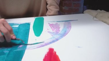 fine art hobby creative leisure woman painting